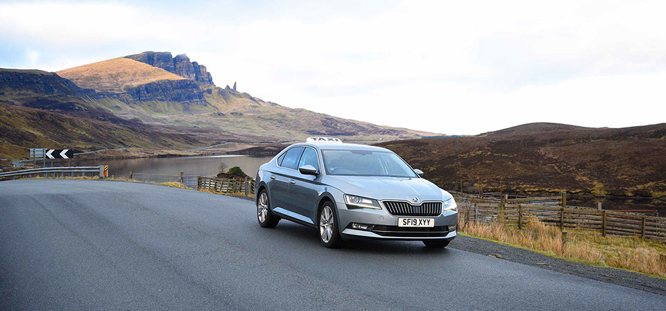 Our taxi service in Portree offers tours of the Isle of Skye where you can see the Cuillin Mountains