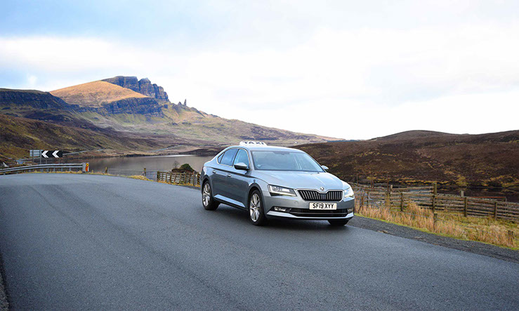 Our taxi service in Portree offers tours of the Isle of Skye where you can see the Cuillin Mountains