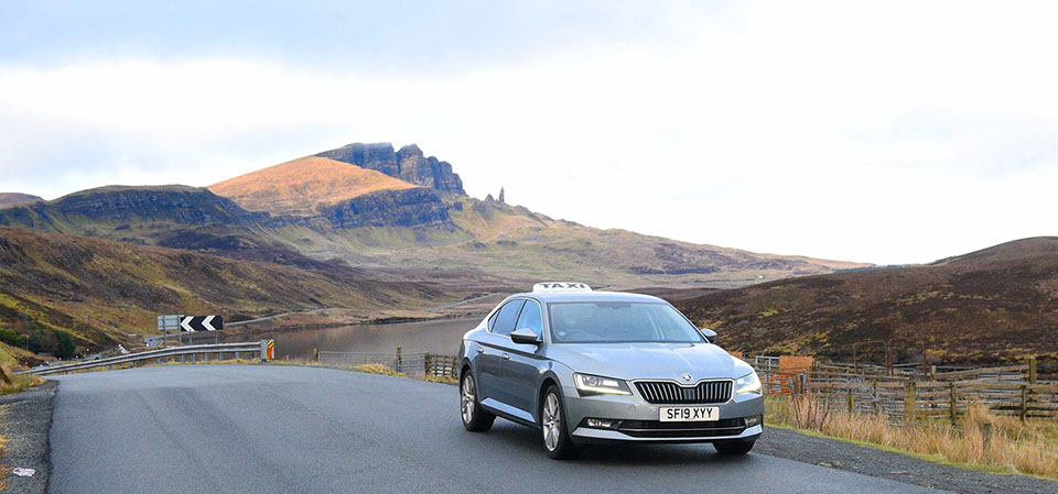 Our taxi company in Portree offering Isle of Skye tours offering great scenery