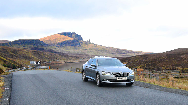 Our taxi company in Portree offering Isle of Skye tours offering great scenery