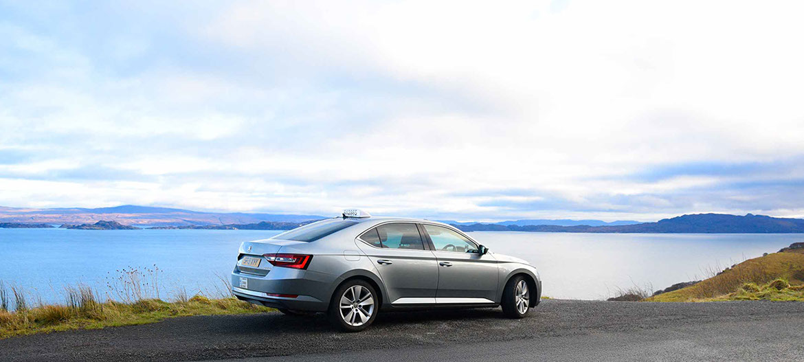 BW'S Taxi private hire taxi service in Portree on the Isle of Skye travel in comfort