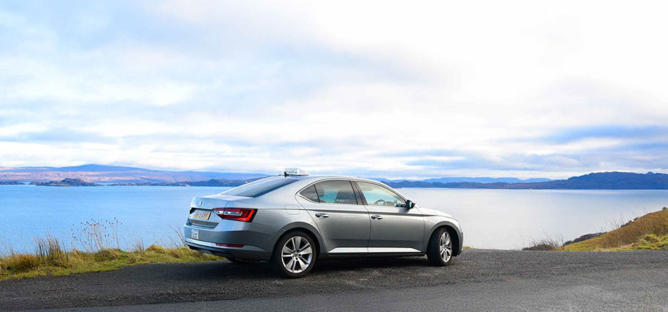 BW'S Taxi private hire taxi service in Portree on the Isle of Skye travel in comfort