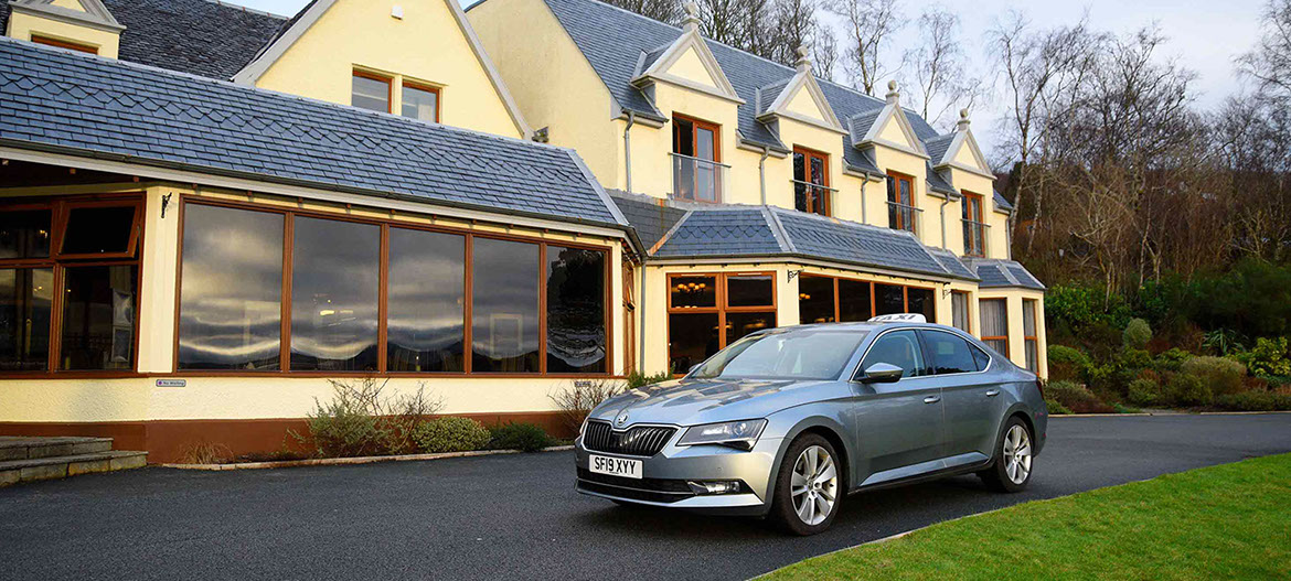 BW'S Taxi private hire taxi service in Portree on the Isle of Skye travel in comfort