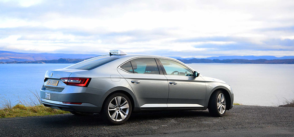 BW'S Taxi private hire taxi service in Portree on the Isle of Skye travel in comfort