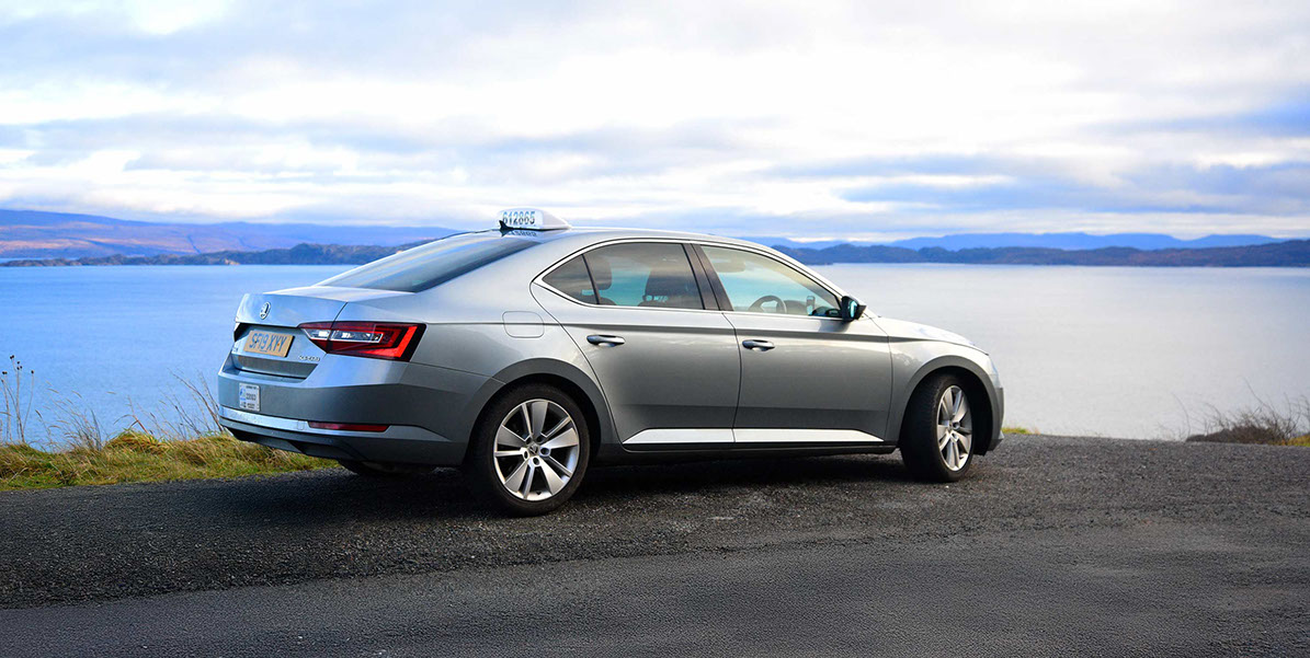 BW'S Taxi private hire taxi service in Portree on the Isle of Skye travel in comfort